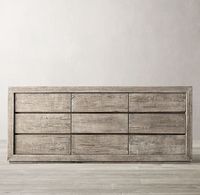 Reclaimed Russian Oak 9-Drawer Dresser