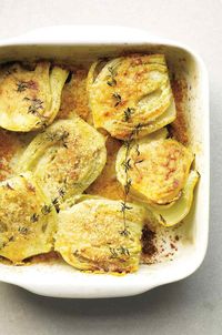 BAKED FENNEL with PARMESAN & THYME [Martha Stewart] [parmigiano-reggiano, parmesan]