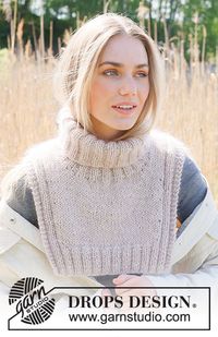 Vilda Neck Warmer / DROPS 234-40 - Free knitting pattern