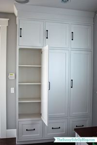 Built in pantry storage