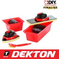 Dekton 7Pcs Paint Pad Professional Decorating Painting Kit Tray Soft Grip DIY | eBay