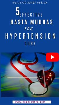 Five powerful Yoga Hasta Mudras that can help you naturally heal hypertension and cultivate harmony within your heart. These ancient hand gestures hold the key to channeling the vital energies within our body, bringing us closer to a state of holistic health.