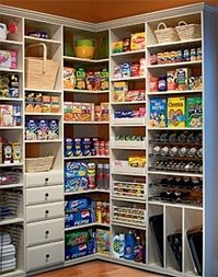 Dream pantry! I love how organized it is