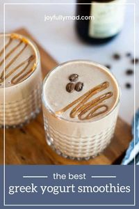 Start your morning with these Greek Yogurt Smoothie Recipes you need to try ASAP! There are so many flavors that you can experiment with. Greek yogurt smoothies can be healthy AND delicious!