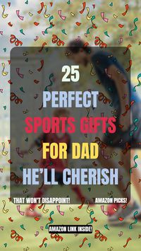 Looking for the best sports gifts for dad? These handpicked ideas from Amazon are ideal for sporty dads who love to stay active or support their favorite team! #GiftsForDad #SportsFans #ad #affiliate