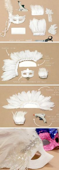 Carnival Mardi Gras Mask | Learn How To Make A Festive Mask With These 7 Easy DIY Mardi Gras Masks Tutorials by DIY Ready at http://diyready.com/7-diy-mardi-gras-masks-diy-tutorials/