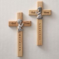 Our Bless This Child Personalized Wood Cross is an important, customized present for infants, Christenings, Confirmations and Communions. Have the cross favored prior to introducing your gift, as an extraordinary and contacting feeling!