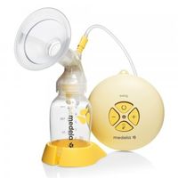 Medela swing bomba leite eléctrica Com o avançado sistema de extracção "2-Phase Expression"  que imita o ritmo de sucção dos bebés e extrai o leite de  duas maneiras distintas. Swing é ideal para extrair o leite em casa ou fora dela.﻿ Ideal para uso ocasional ou frequente.