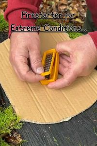 Firestarter for Extreme Conditions.. ||Survival guide || Survival Hacks || Camping || Camping hacks #survival #survival #survivalhacks #survivalfood #campingfood #camping . #survival #camping #skills #bushcraft #outdoors #ideas #lifehacks #idea #forest #lifehack