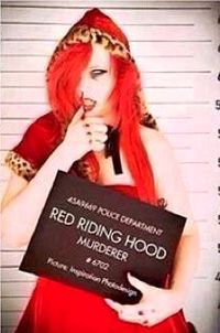 Red Riding Hood [as a criminal] (Cosplay by Unknown) #LittleRedRidingHood