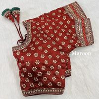 Blouse Fabric:- Pure Silk
Available Blouse Size:- 28,30,32,34,36,38,,40,42,44
Sleeve- 3/4 Sleeve
Design:- Front Side Open With Hook
Work Type - Embroidered Work
The Blouse is Padded
Stitching Type - Fully Stitched
Type- Party Wear, Bollywood, Festive Crop Top, Wedding, Bridal

https://queensshopgifts.etsy.com/listing/1590258647/new-indian-pakistani-bollywood-blouse

Only@999/- In India. DM for Other Locations. (WhatsApp On +91-9714918354), https://wa.me/qr/ZVZQ2OHYDVGZF1