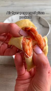 Love pizza but want a faster, crispier version? Try these Air Fryer Pepperoni Pizza Pockets! 🍕✨ Perfect for a quick snack or lunch, made in just minutes with melty cheese, pepperoni, and a golden crust. Air fryer magic! Check out the easy recipe and impress your taste buds! 😋  #Pizza #AirFryer #Snack #EasyRecipe #PizzaLover #QuickSnack #CrispyBites #FoodieFavorites #TastyEats