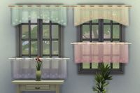 Blackys Sims 4 Zoo: Bistro curtains 2 by mammut • Sims 4 Downloads