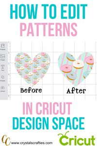 How to Edit Patterns in Cricut Design Space