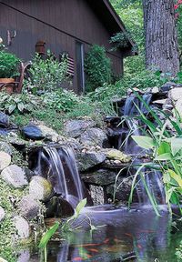 35 Dreamy Garden With Backyard Waterfall Ideas | Home Design And Interior