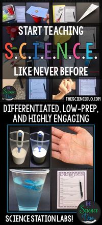 Start Teaching S.C.I.E.N.C.E. Like Never Before! Are you looking for a low-prep method to increase engagement and reach all of your students on an appropriate level? This blog will completely walk you through implementing our S.C.I.E.N.C.E. Station Labs. A FREE sample is also included in the article.