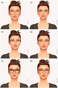 best sims 4 cc glasses + sunglasses (lookbook w/ links to download) - Aesthetic Pixelz