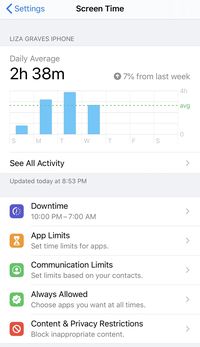 How to Use the Screen Time app on your iphone when trying to limit screen time