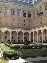 Outdoor courtyard, Boston Public Library. Photo by Carly Carson