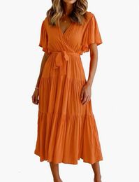 Tangerine Bridesmaid Dress $31