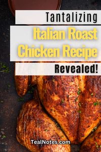 Looking for a tantalizing Italian roast chicken recipe to impress your guests? Teal Notes has got you covered! Unveil the flavors of Italy with our mouthwatering Italian Roast Chicken recipe featuring aromatic rosemary. Whether it's a special dinner or a cozy family meal, this recipe is sure to energize your taste buds! Get the step-by-step guide and cooking tips now! FREE Meal Prep Plan Today! Don't miss out on this killer roast chicken dinner!#ItalianRoastChicken #RoastChickenRecipe #TealNotes