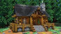 How to Build a Easy Log Cabin | Minecraft Tutorial