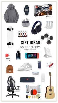 Stylish and trendy gifts for the teen boy. #teenageboygifts