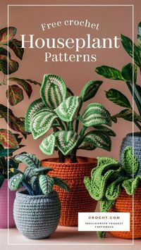 Bring a touch of greenery into your home with free crochet houseplant patterns! Perfect for adding charm to your decor, these patterns offer a variety of designs to create cozy, handmade plant decorations. Ideal for crochet enthusiasts and plant lovers alike. Start crafting your own unique crochet houseplants today! #CrochetPatterns #Houseplants #DIYDecor #FreePatterns