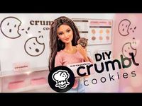 How To Make A Miniature Crumbl Cookies Inspired Shop For Barbie | DIY Mini Stuff - YouTube