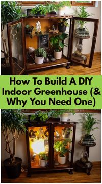 How To Build A DIY Indoor Greenhouse (& Why You Need One)