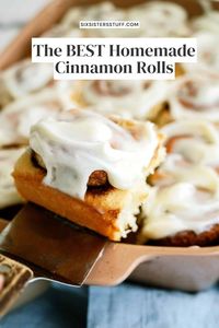 The BEST Homemade Cinnamon Rolls