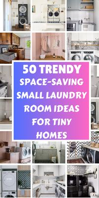 Maximize your space with these small laundry room ideas! Discover clever and stylish solutions to create an efficient and organized laundry area.   From stackable appliances and wall-mounted drying racks to smart storage solutions and chic decor, these ideas will help you make the most of your compact space.   Perfect for apartments and small homes, explore designs that blend functionality with style.   Click to see more and follow us for endless small laundry room inspiration and ideas!