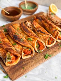 Chicken Tikka Paratha Rolls - BAKE WITH ZOHA