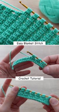 Easy Crochet Blanket Stitch Patterns For Beginners