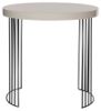 Safavieh Kelly Mid-Century Scandinavian Lacquer Side Table, Taupe/Black / Safavieh