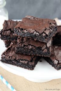 Easy from scratch Brownies! Just like a box mix! Verdict: as good if not better than the boxed variety