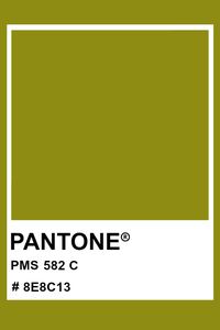 PANTONE 582 C #pantone #color #PMS #hex