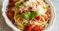 Roasted Balsamic Cherry Tomato Pasta