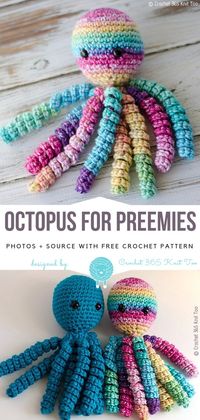 Octopus For Preemies Free Crochet Pattern