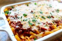 italian dinner baked ziti