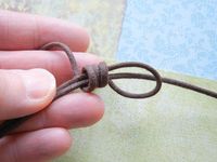 Jewelry-Making DIY: Sliding Knot Necklace Cord - Rings and ThingsRings and Things