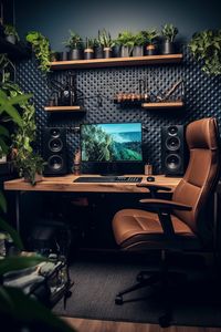 Modern Black and Wood Earthy Work Setup | #Jobs,#jobsfromhome,#workfromhomejobs,#onlinejobsfromhome,#parttimejobsfromhome,#workfromhomesetup,#jobsfromhomeformen,#workfromhomejobsformen,#jobsfromhomenoexperience