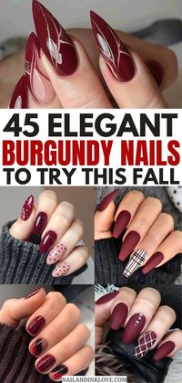 I’m obsessed with this blog’s burgundy nail art! Their short burgundy nails ideas are super cute and easy to do. If you’re into burgundy nails and looking for practical designs, you’ve got to try these fall burgundy nails and burgundy nail designs.