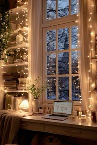 Winter Home Office Decoration Ideas | Seasonal Home Decorating Inspiration ❄️