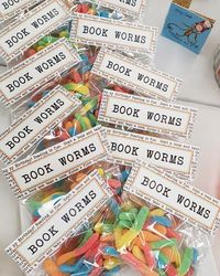 Jaimee | Bushel & Peck Paper | “Book Worms” 😊 . . . #celebration #kids #books #read #kidsparty #party #birthdayparty #bookstagram #reading #bookworm #booklover… | Instagram