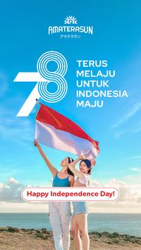 Merah Putih berkibar, semangat juang tak pernah pudar. Dirgahayu Indonesia! 🇮🇩🎉 Mari terus berjuang, belajar dari masa lalu, dan memandang masa depan dengan optimisme🧡 #Amaterasun #SPFSpecialist #HaveFunUnderTheSun