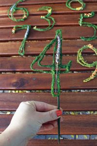 DIY Living Table Numbers