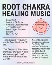 The Root Chakra, or Muladhara, is our first chakra. It controls our sense of primal security, groundedness, and ability to adapt. The Solfeggio Healing Frequency for the Root Chakra is 396 HZ. This frequency liberates us from fear and guilt. It also clears away grief and adds more abundance to our life. #chakrahealing #chakras