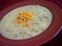 Weight Watchers Slow-Cooker Cheeseburger Soup