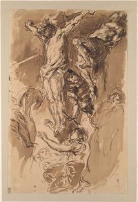 Eugène Delacroix | Christ on the Cross | Drawings Online | The Morgan Library & Museum